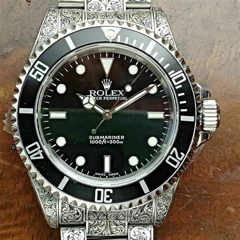 price of a hand engraved rolex submariner|2021 rolex submariner for sale.